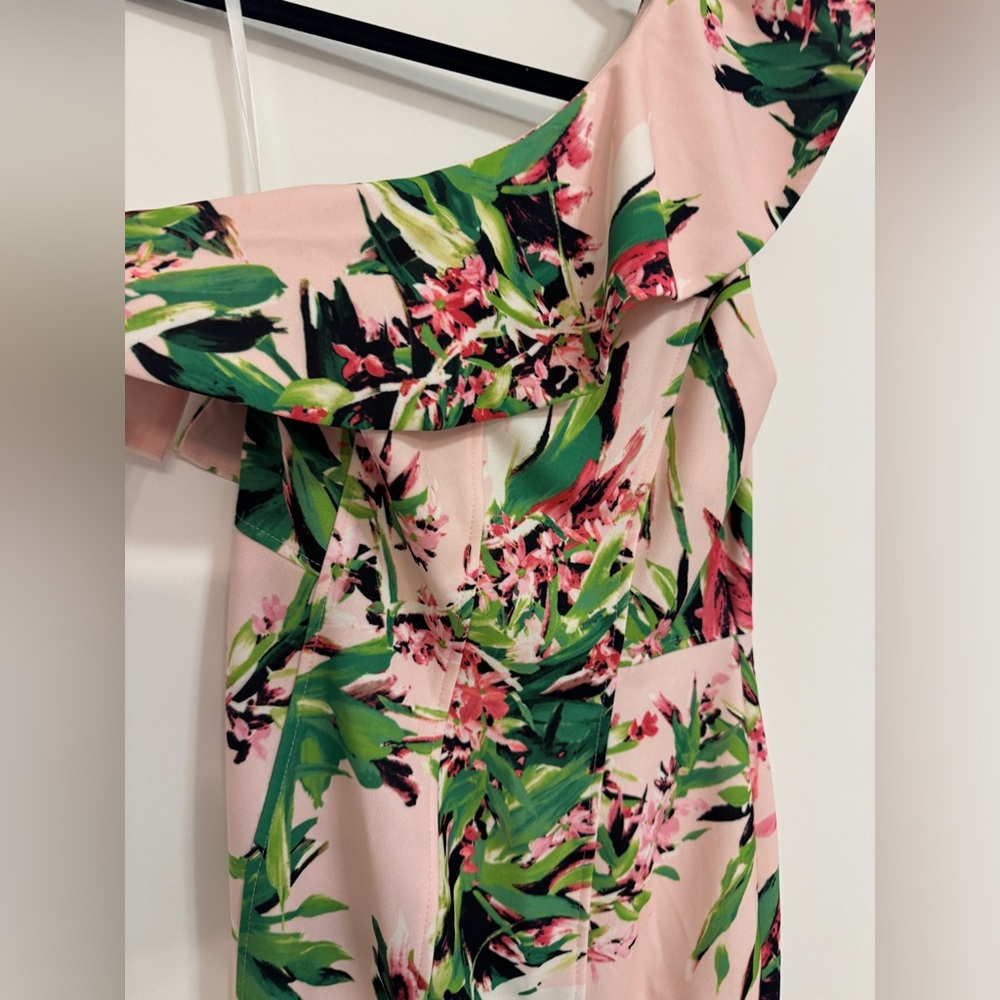 Tommy Hilfiger women’s one shoulder, pink and green dress - Picture 7 of 8